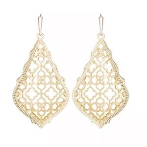 Kendra Scott Gold Addie Drop Earrings